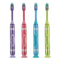 GUM Crayola Metallics Marker Soft Toothbrushes, 12/Pack