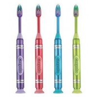GUM Crayola Metallics Marker Soft Toothbrushes, 12/Pack