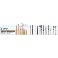 Hexa FG Carbide burs, 10 pcs. per pack