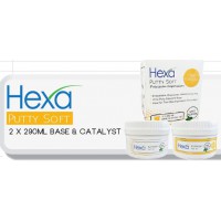 Hexa Putty Fast Set 2x290ml + 2Measuring Scoops