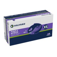 Halyard Purple Nitrile Dental Patient Exam Gloves, 90/Box, Size XL