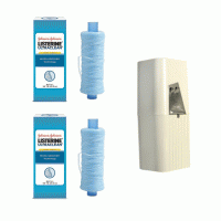 2 pk of LISTERINE® Ultraclean Mint Shred-Resistant Dental Floss Refill + Dispenser ( Combo Pack )