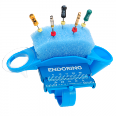 Jordco EndoRing II Hand-held Endodontic Instrument - WITH METAL RULER - Blue