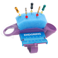 Jordco EndoRing II Hand-held Endodontic Instrument - WITH METAL RULER - Violet
