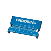 Jordco EndoRing Metal Ruler with Rubber stop lock