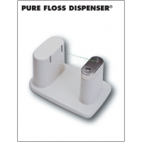 Jordco Pure Floss Dispenser, Single Pure Floss Dispenser: 1 base, 1 tower assembly and 1 removable cutter cap