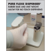 Jordco Pure Floss Dispenser, Single Pure Floss Dispenser: 1 base, 1 tower assembly and 1 removable cutter cap