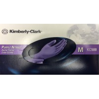 Kimberly-Clark ( Halyard ) KC500 Purple Nitrile Exam Gloves (MEDIUM) 100/Box  