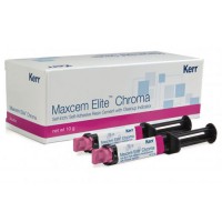Maxcem Elite Chroma Resin Cement, Dual Cure - Clear Refill: 2 x 5 g Dual Barrel