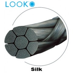 LOOK™ DENTAL SUTURES 3/0 Silk Suture, Black Braided, 18"/45cm, C7, 24mm 3/8 Circle, 12/bx