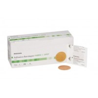 Mckesson Adhesive Spot Bandage McKesson 1 Inch Fabric Round Tan Sterile