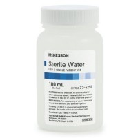 McKesson Irrigation Solution Sterile Water for Irrigation Not for Injection Bottle, Screw Top 100 mL