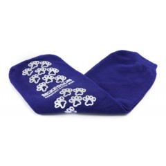 Slipper Socks McKesson Terries™ Bariatric, Extra Wide Royal Blue Above the Ankle 1/Pair