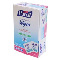 Purell Sanitizing Skin Wipe Purell® Individual Packet Alcohol (Ethyl) Alcohol Scent 100/Box