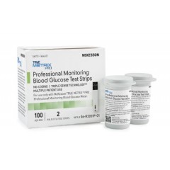 Blood Glucose Test Strips McKesson TRUE METRIX® PRO 100 Strips per Box 06-R3051P-01 
