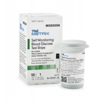 Blood Glucose Test Strips McKesson TRUE METRIX® 50 Test Strips Per Box 06-R3051-45