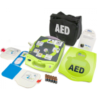 Fully-Automatic AED Plus with Medical Prescription, AED Cover, Plus RX Medical Prescription, CPR-D-Padz Electrode, (10) CR123a Batteries & Carry Case