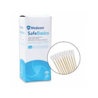 MEDICOM COTTON TIP APPLICATOR - Cotton Tip Applicator, 6", Non-Sterile, 1000/bg