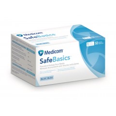 Medicom Safe Basics Blue Procedure Earloop Masks- ASTM Level 3