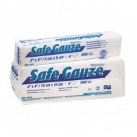 Medicom SafeGauze Sponge, 2" x 2", 4-Ply Non-Woven, Non-Sterile, 4000 / Box