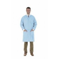 Medicom High Performance Lab Coat, lab jacket, Soft Blue, Large, 12/bg
