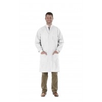 Medicom High Performance Lab Coat, lab jacket, White Frost, Large, 12/bg