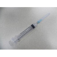 10x 12cc non-sterile Luer-Lock Syringe, Irrigation,Root Canal, w 20Ga YELLOW Tip