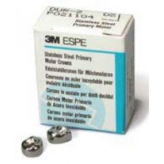 3M ESPE Lower Right 2nd Primary Molar Stainless Steel Crown Form- #7