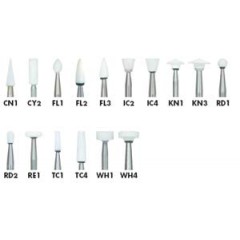 Dura-White CN1 pointed cone FG (friction grip) Shofu Dental aluminum