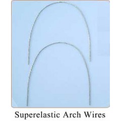 NiTi Wires Nickel Titanium Archwires, Round .018 LOWER, Pack of 10