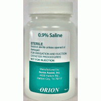 Nurse Assist 100ml Sterile 0.9% Saline Bottle