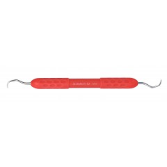 Dental Scaler, Mini Sickle , Autoclavable Silicone Handle, 2LSMS11-12