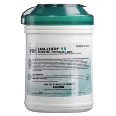 PDI Sani-Cloth HB large 6" x 6-3/4" 160/canister