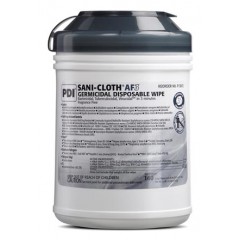 PDI Sani-Cloth AF3 large 6" x 6-3/4" 160/canister