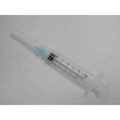 PacDent Luer-Lock Endo Irrigation Syringes- 3 cc, 100/box, Blue Tips
