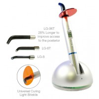 PacDent iCure™ Cordless LED Curing Light - LG-96T 1 X 8 mm extended length turbo light guide (8 mm X 96 mm)