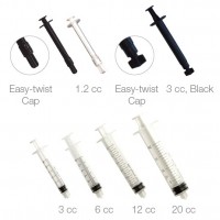 100x 12cc non-sterile Luer-Lock Syringe, Irrigation,Root Canal