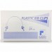 Plasdent, White, Plastic Bib Clips, 24 PCS/BOX