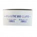 Plasdent, White, Plastic Bib Clips, 24 PCS/BOX