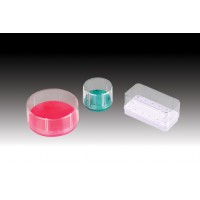 Plasdent RECTANGULAR BUR BLOCK (Capacity: 14,Diameter: 3" x 1½" x ½" ) - WHITE