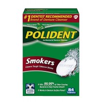 POLIDENT® SMOKERS DENTURE CLEANSER 84 Tablets