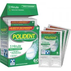 POLIDENT® 3 MINUTE DENTURE CLEANSER