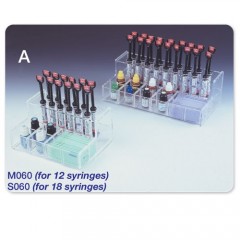  Premium Plus Deluxe Acrylic Composite Organizer, Standard, for 18 Syringes