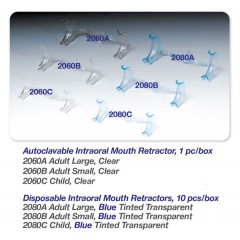  Premium Plus Intraoral Mouth Retractors - Disposable, Adult Small (10 pcs)