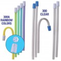  Premium Plus Disposable Saliva Ejectors 100 / bag- Clear/Blue