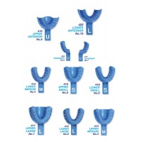  Premium Plus Disposable Impression Trays with Rim Lock (10 pcs) - Intro Pack