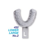  Premium Plus Autoclavable Impression Trays with Rim Lock - Lower Large