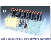  Premium Plus Deluxe Acrylic Composite Organizer, Standard, for 20 Syringes and 1000 Standard Micro Applicators