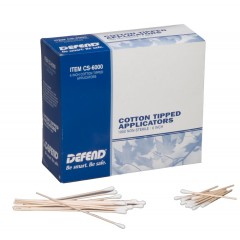 DEFEND Cotton Tipped Applicators 6" 1000/bx