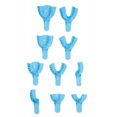 DEFEND Impression Trays Perforated #10 anterior lower 12/bag